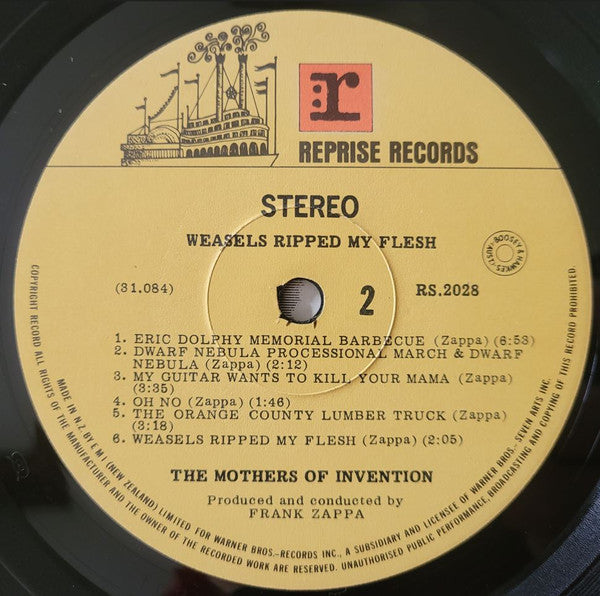 The Mothers – Weasels Ripped My Flesh LP vinyl record, image 4 of 7