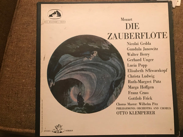 Wolfgang Amadeus Mozart, Otto Klemperer, Wilhelm Pitz, Philharmonia Orchestra, Philharmonia Chorus, Nicolai Gedda, Gerhard Unger, Walter Berry, Gundula Janowitz, Lucia Popp, Elisabeth Schwarzkopf, Christa Ludwig, Ruth-Margret Pütz, Marga... LP vinyl record, image 1 of 9