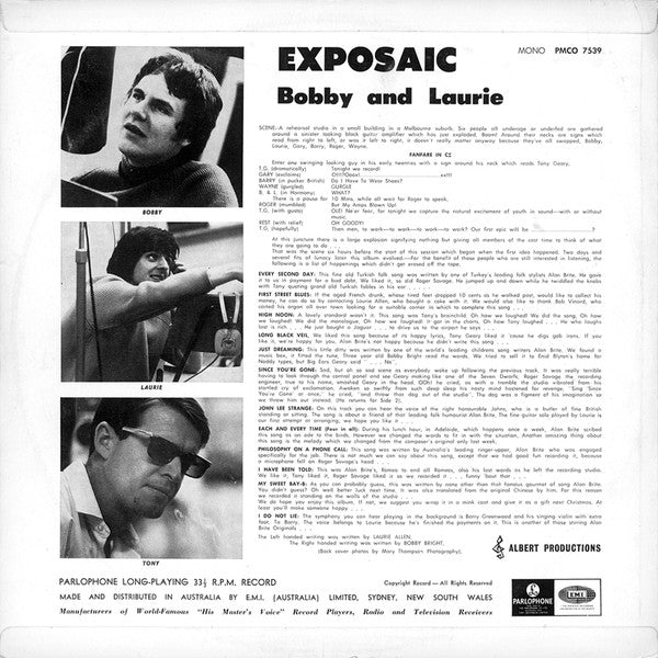 Bobby And Laurie – Exposaic LP vinyl record, image 2 of 4