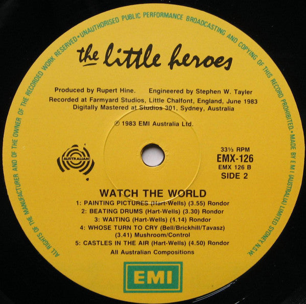 Little Heroes – Watch The World LP vinyl record, image 6 of 6