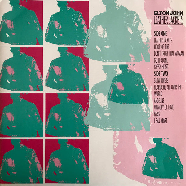 Elton John – Leather Jackets LP vinyl record, image 5 of 6
