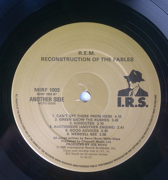 R.E.M. – Fables Of The Reconstruction / Reconstruction Of The Fables LP vinyl record, image 4 of 6