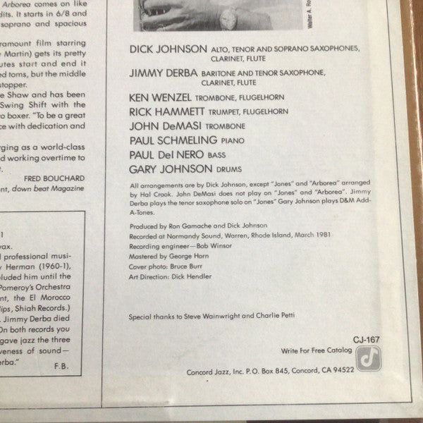 Dick Johnson – Swing Shift LP vinyl record, image 3 of 5