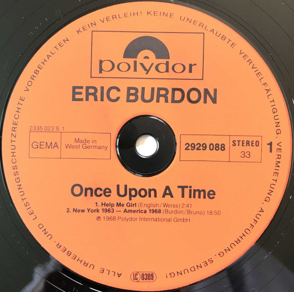 Eric Burdon & The Animals – Once Upon A Time (2xLP) LP vinyl record, image 7 of 8