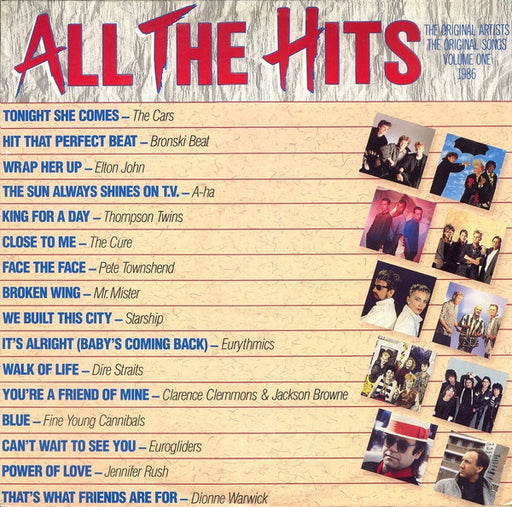 Various – All The Hits - The Original Artists - The Original Songs - Volume One 1986