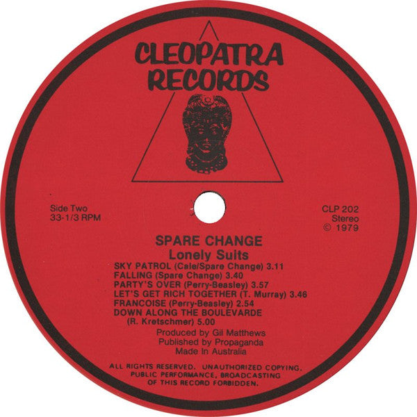 Spare Change – Lonely Suits LP vinyl record, image 4 of 4