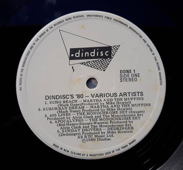 Various – Dindisc 1980 LP vinyl record, image 3 of 4