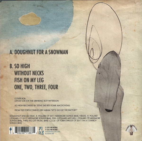 Guided By Voices – Doughnut For A Snowman 7" vinyl record, image 2 of 4
