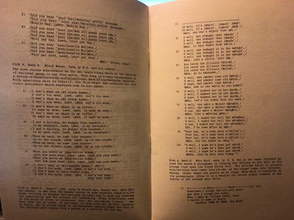 Alan Lomax – Negro Prison Songs From The Mississippi State Penitentiary LP vinyl record, image 7 of 10