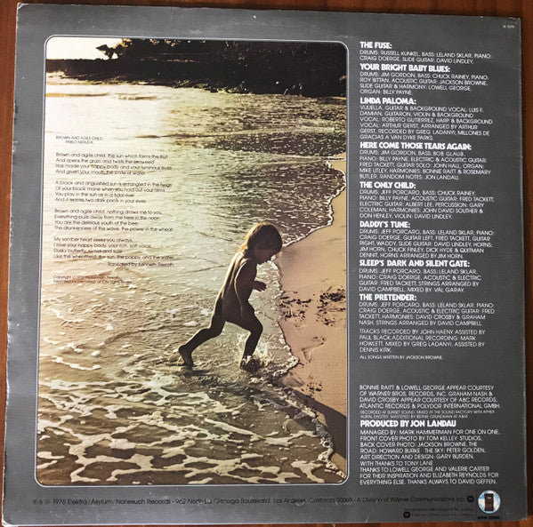 Jackson Browne – The Pretender LP vinyl record, image 2 of 6