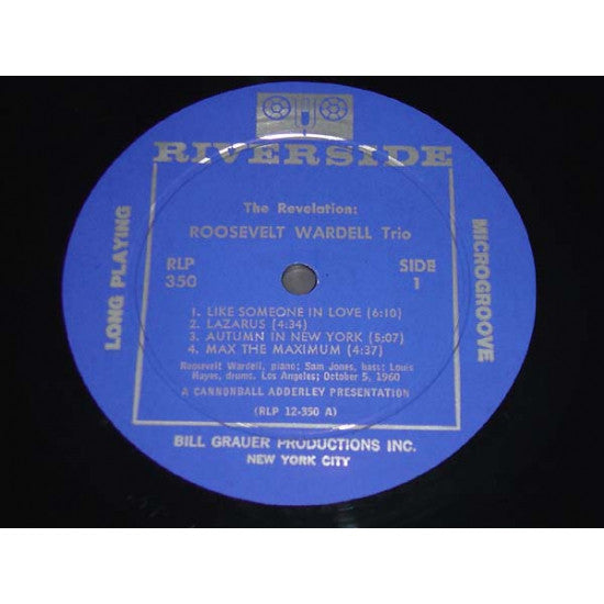 Roosevelt Wardell Trio – The Revelation LP vinyl record, image 3 of 4