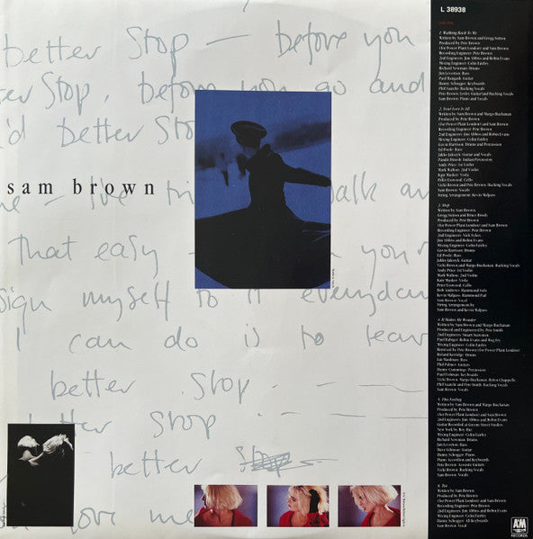 Sam Brown – Stop! LP vinyl record, image 5 of 7