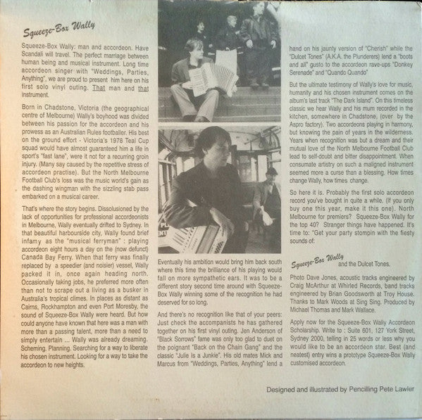 Mark Wallace – Squeezebox Wally LP vinyl record, image 2 of 4
