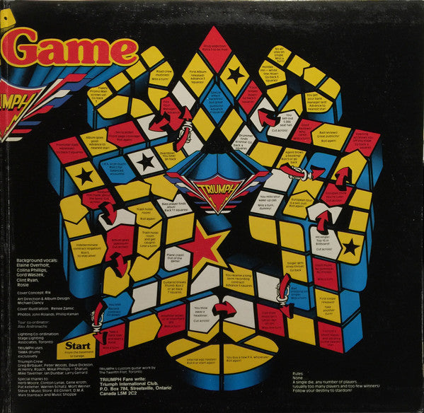 Triumph – Just A Game LP vinyl record, image 7 of 9