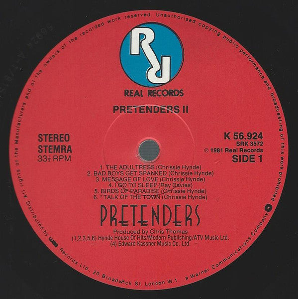 The Pretenders – Pretenders II LP vinyl record, image 3 of 7