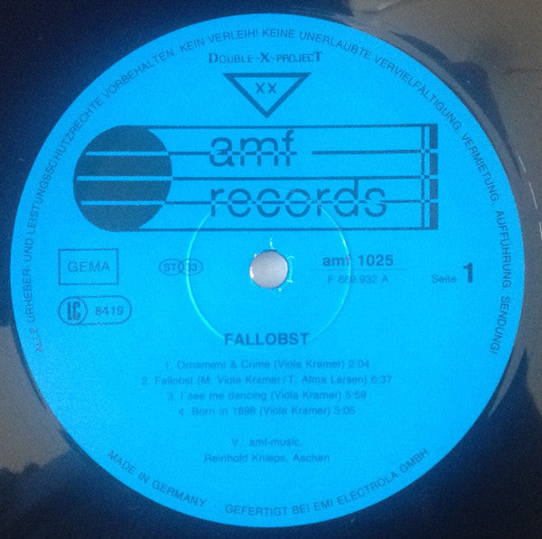 Double X Project – Fallobst LP vinyl record, image 4 of 4
