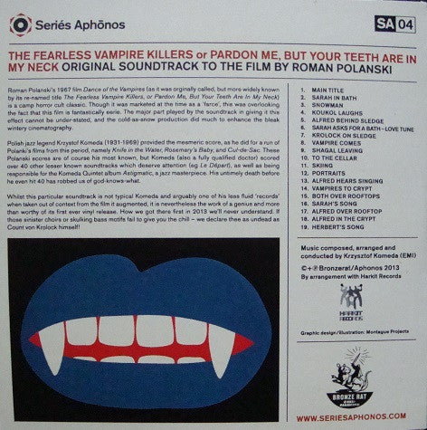 Krzysztof Komeda – Dance Of The Vampires LP vinyl record, image 6 of 7