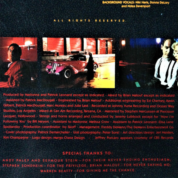 Madonna – I'm Breathless (Music From And Inspired By The Film Dick Tracy) LP vinyl record, image 6 of 9