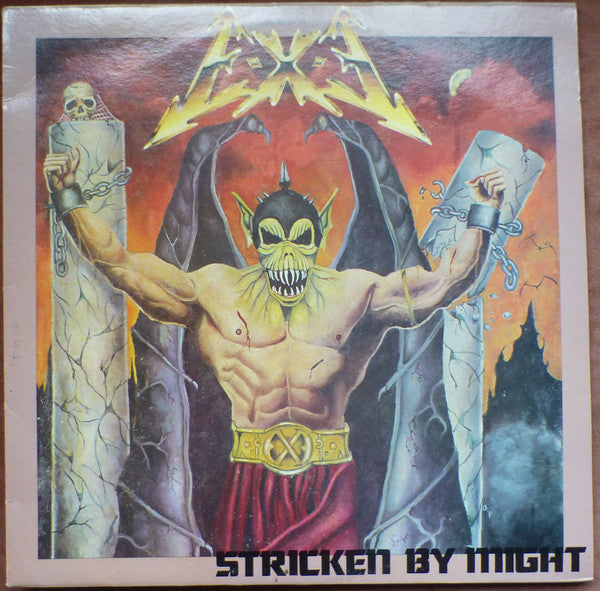 E-X-E – Stricken By Might LP vinyl record, image 1 of 4