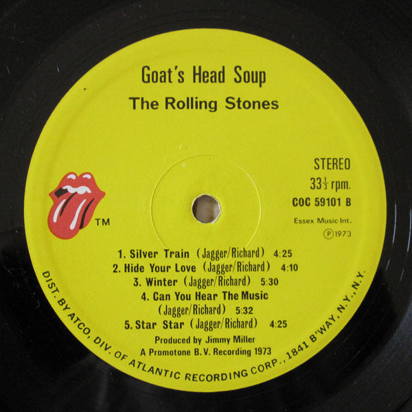 The Rolling Stones – Goats Head Soup LP vinyl record, image 4 of 4