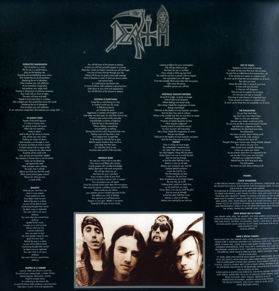 Death – Individual Thought Patterns LP vinyl record, image 2 of 9