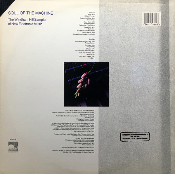 Various – Soul Of The Machine (The Windham Hill Sampler Of New Electronic Music) LP vinyl record, image 2 of 5
