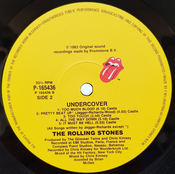 The Rolling Stones – Undercover LP vinyl record, image 5 of 8