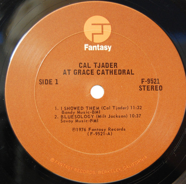 Cal Tjader – At Grace Cathedral LP vinyl record, image 3 of 4
