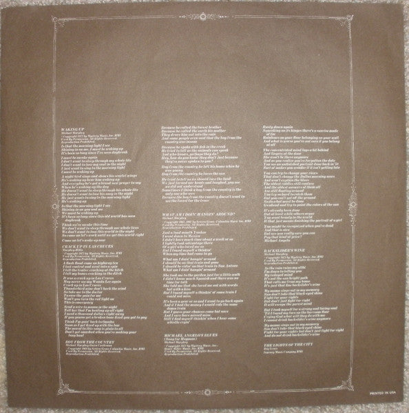 Michael Martin Murphey – Geronimo's Cadillac LP vinyl record, image 6 of 6