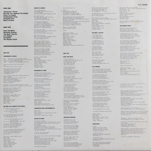 Joe Jackson – Blaze Of Glory LP vinyl record, image 4 of 6