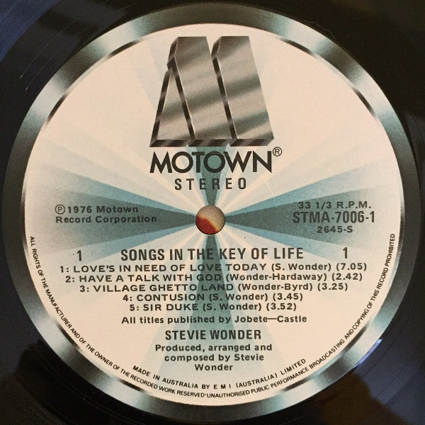 Stevie Wonder – Songs In The Key Of Life (2xLP) LP vinyl record, image 5 of 10