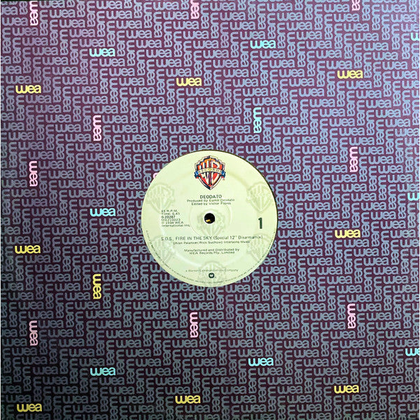 Eumir Deodato – S.O.S. Fire In The Sky 12" vinyl record, image 3 of 3