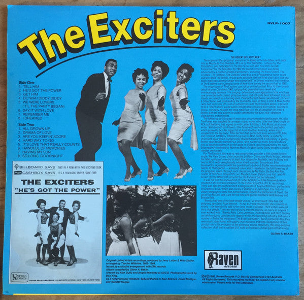 The Exciters – The Hit Power Of The Exciters LP vinyl record, image 2 of 6