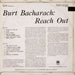 Burt Bacharach – Reach Out LP vinyl record, image 6 of 6