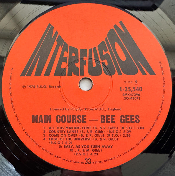 Bee Gees – Main Course LP vinyl record, image 4 of 6