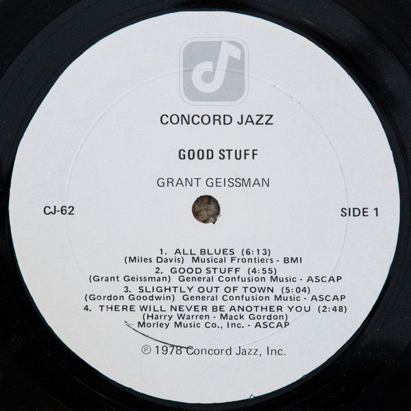 The Grant Geissman Quintet – Good Stuff LP vinyl record, image 3 of 4
