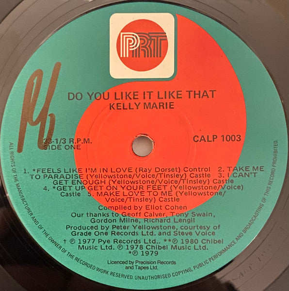 Kelly Marie – Do You Like It Like That? LP vinyl record, image 3 of 4