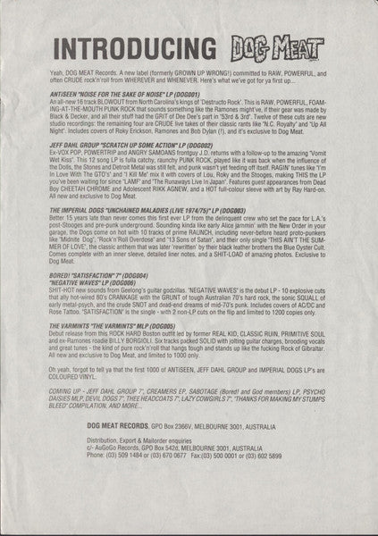 Antiseen – Noise For The Sake Of Noise LP vinyl record, image 7 of 8