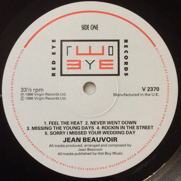 Jean Beauvoir – Drums Along The Mohawk LP vinyl record, image 3 of 6
