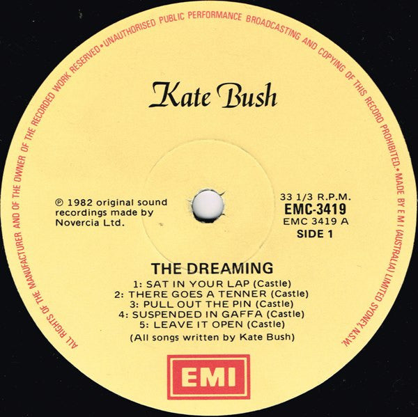 Kate Bush – The Dreaming LP vinyl record, image 3 of 10