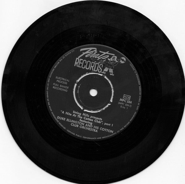 Duke Ellington And His Cotton Club Orchestra – Irving Mills Presents A Night At The Cotton Club 7" vinyl record, image 3 of 3