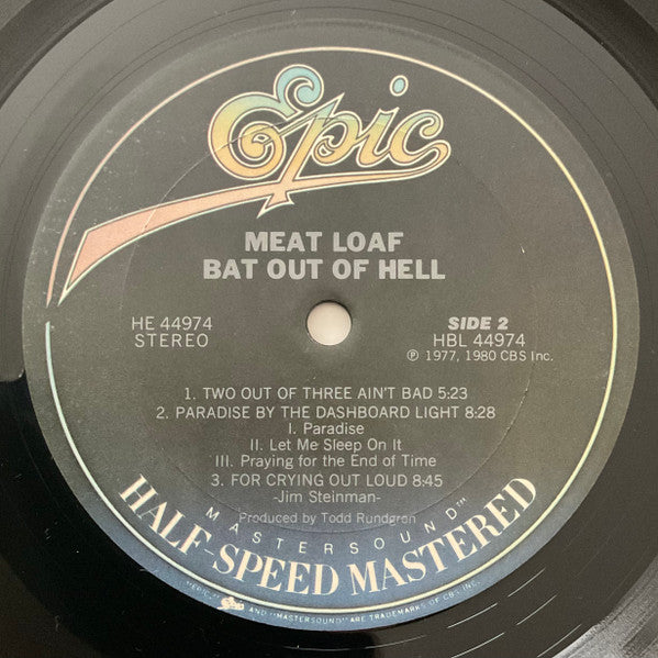 Meat Loaf – Bat Out Of Hell LP vinyl record, image 4 of 9