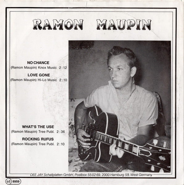 Ramon Maupin – No Chance 7" vinyl record, image 2 of 4