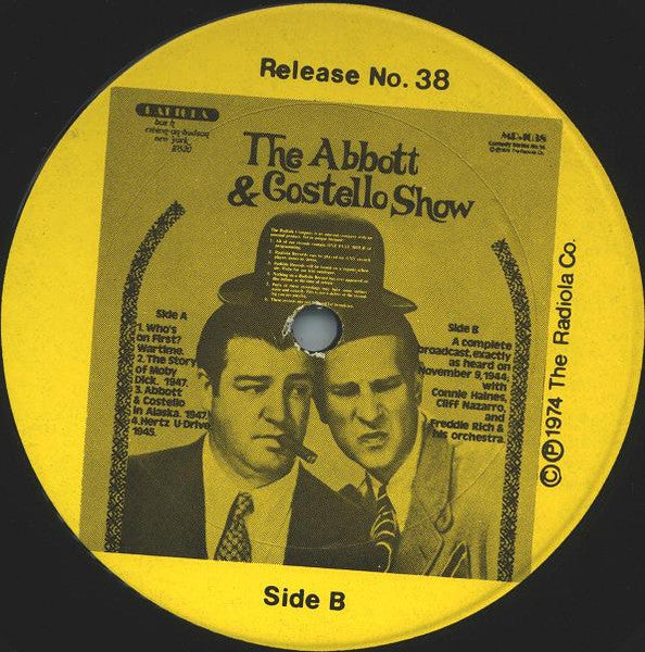 Abbott & Costello – Who's On First? LP vinyl record, image 4 of 4