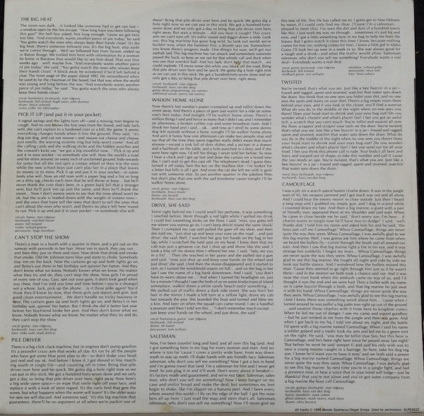 Stan Ridgway – The Big Heat LP vinyl record, image 3 of 6