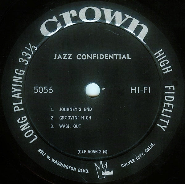 Various – Jazz Confidential LP vinyl record, image 4 of 4