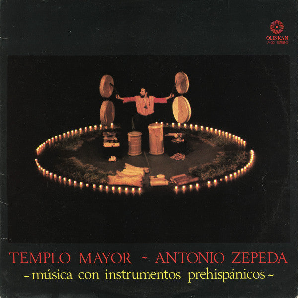 Antonio Zepeda – Templo Mayor - Música Con Instrumentos Prehispánicos (2xLP) LP vinyl record, image 1 of 8