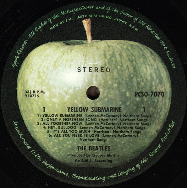 The Beatles – Yellow Submarine LP vinyl record, image 3 of 5