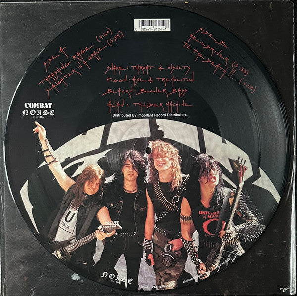 Voïvod – Thrashing Rage 12" vinyl record, image 2 of 3