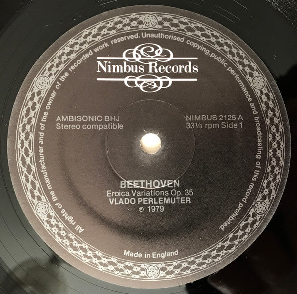 Vlado Perlemuter, Ludwig van Beethoven, Franz Liszt – Eroica Variations Op. 35 / Sonata In B Minor LP vinyl record, image 4 of 5
